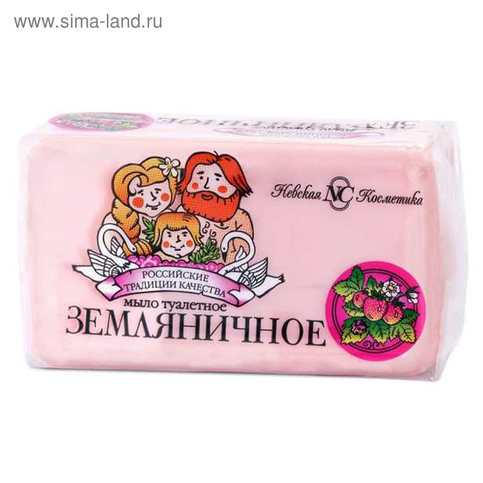 

Мыло туалетное Невская косметика «Земляничное», 140 г