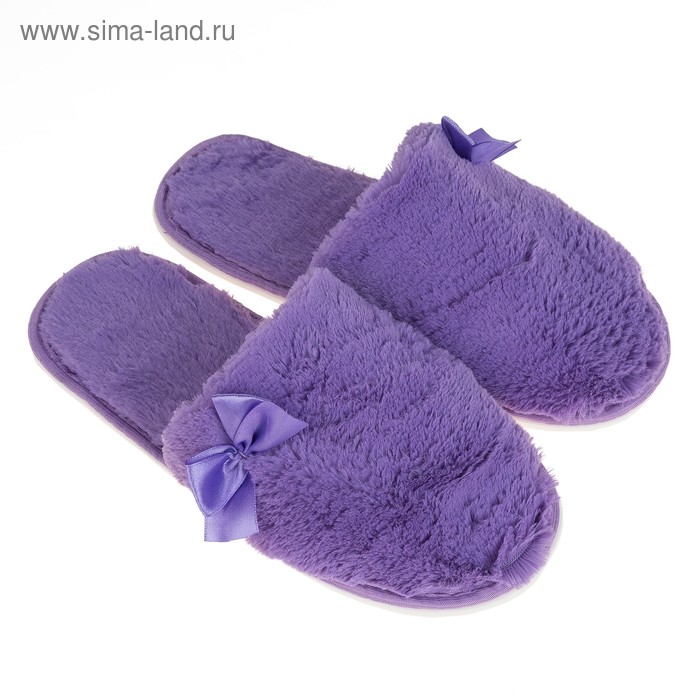 фото Тапочки женские цвет фиолетовый, размер 38-39 tap moda