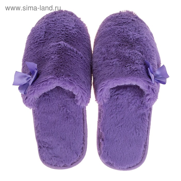 фото Тапочки женские цвет фиолетовый, размер 40 tap moda