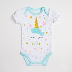 

Набор Крошка Я: боди, юбка Cutie, белый, рост 68-74 см 4150453