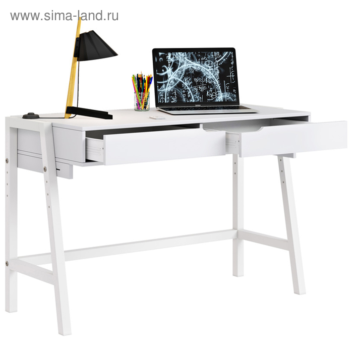 

Стол письменный Polini kids Mirum 1440 низкий, белый