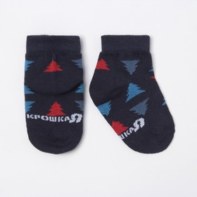 

Носки Крошка Я "Merry X-mas", синий, 12-14 см