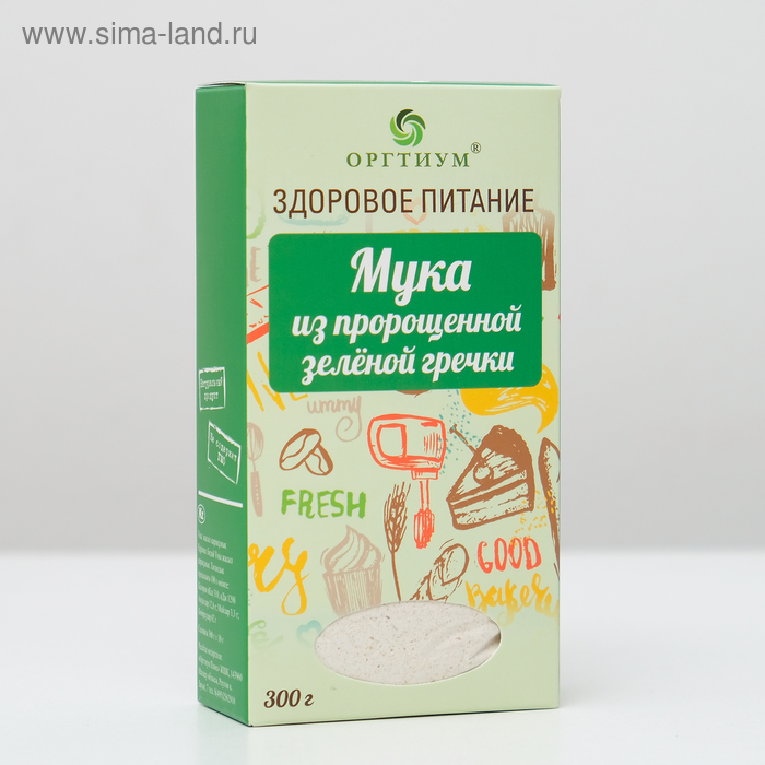 Мука из пророщенной зелёной гречки 300 г 165₽