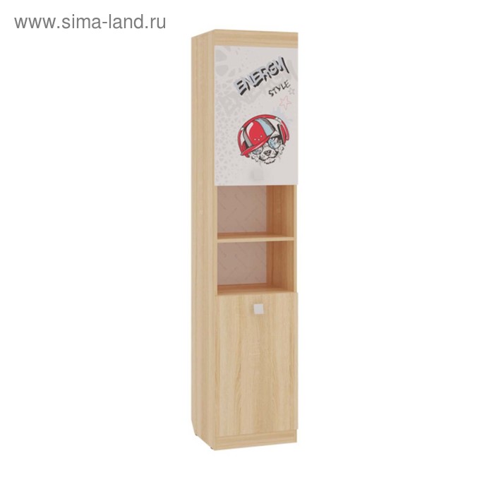 Шкаф комбинированный Энерджи 450х420х2200 Дуб сономаБелый 7550₽