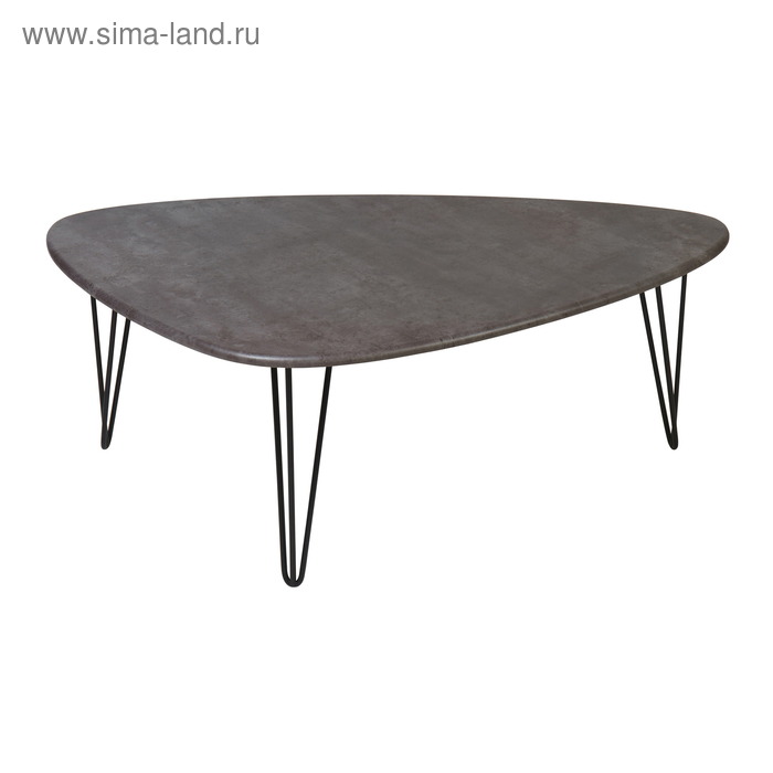 Стол журнальный «Престон», 1200 × 700 × 446 мм, цвет серый бетон стол журнальный престон 1200 × 700 × 446 мм цвет браун