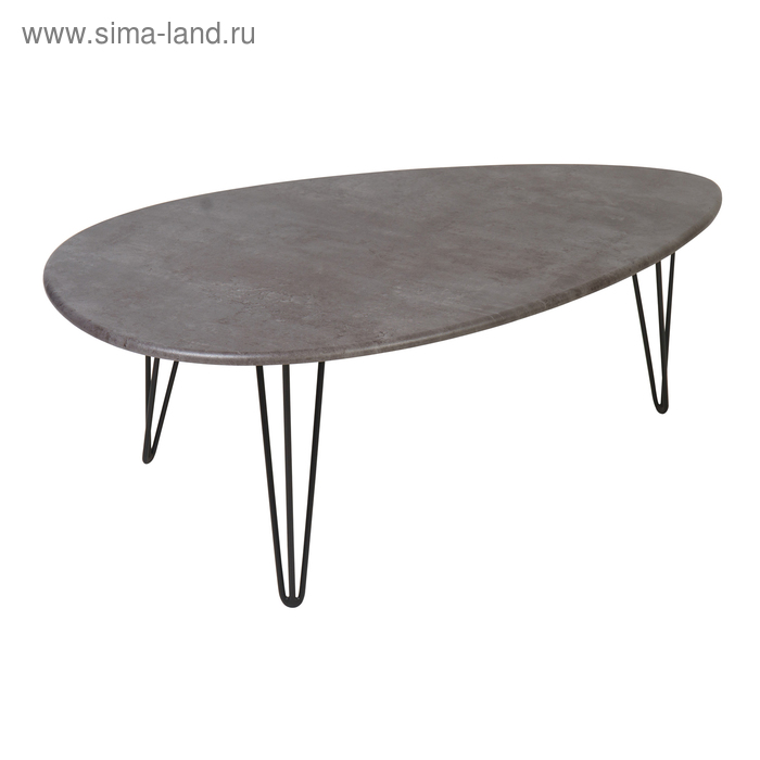 Стол журнальный «Шеффилд», 1200 × 700 × 446 мм, цвет серый бетон