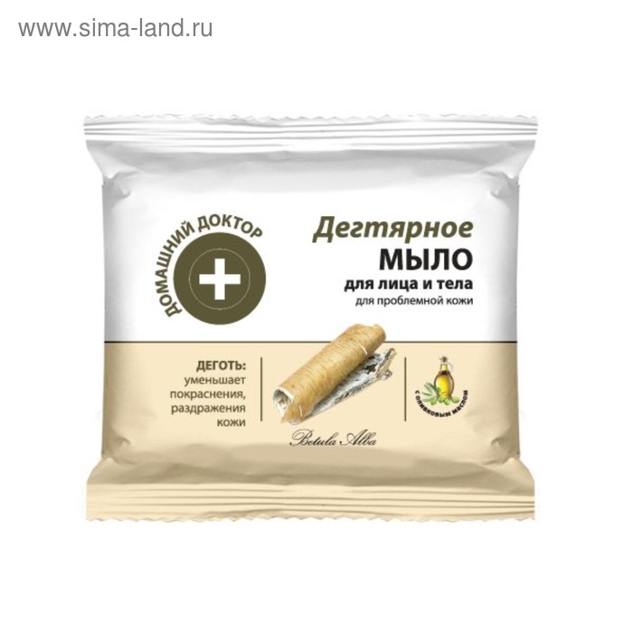 Мыло туалетное Домашний доктор «Дегтярное», 70 г