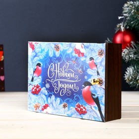 

Ключница "Снегири" венге 12х17 см