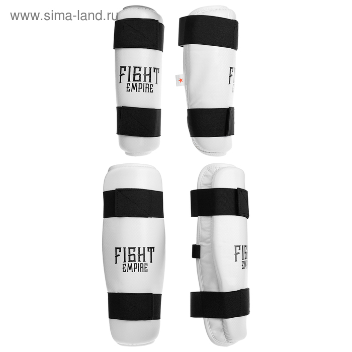 Защита для тхэквондо голеней и локтей FIGHT EMPIRE, р. S перчатки для тхэквондо fight empire размер s