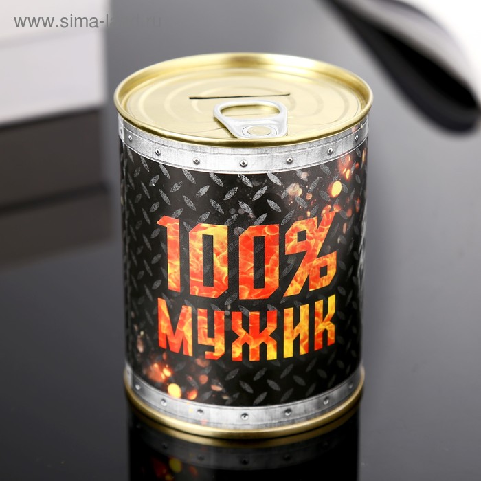 

Копилка-банка металл "Мужик сказал" 7,3х9,5 см МИКС