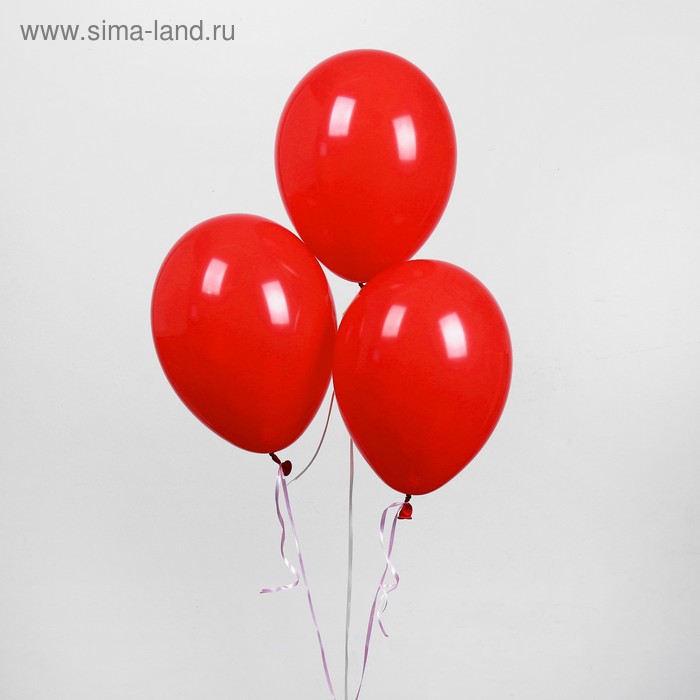 

Шар латексный 12", пастель, набор 25 шт., цвет красный