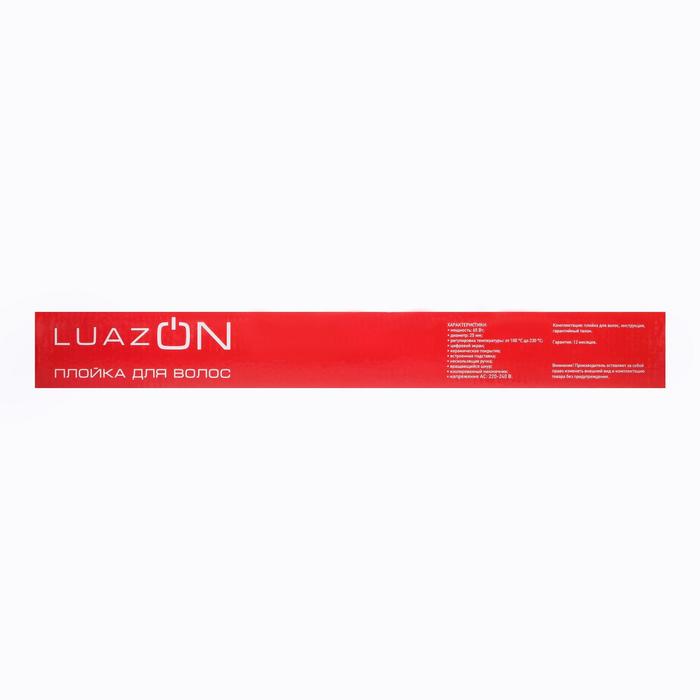 Плойка LuazON LW-07, 65 Вт, керамическое покрытие, d=25 мм, 230°С, черная