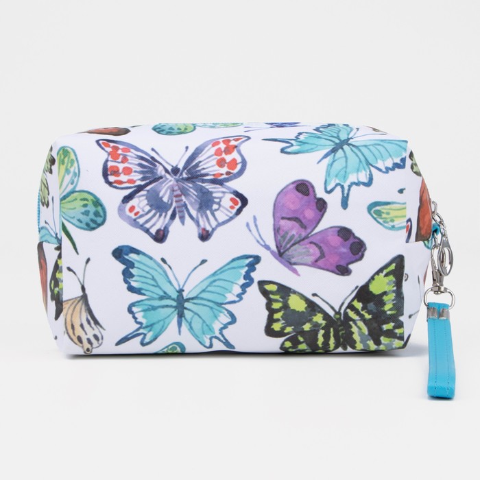 

Косметичка на молнии, цвет белый
