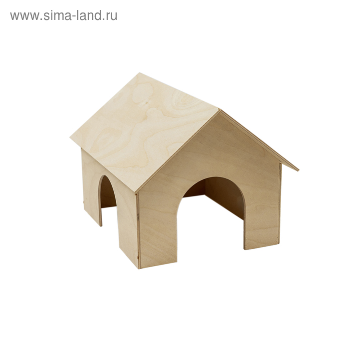 

Домик для морской свинки, 30 х 23 х 20,5 см, фанера