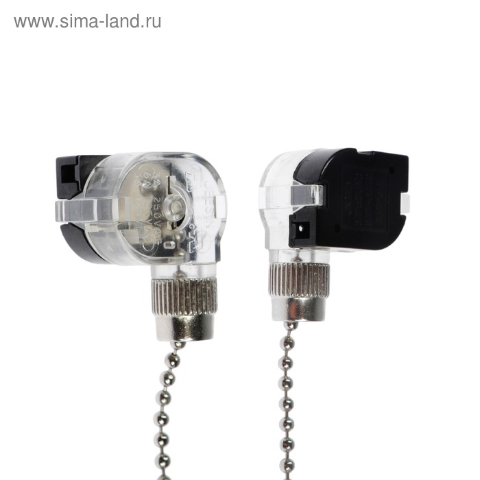 Выключатель для настенного светильника PROconnect, с цепочкой, 270 мм, цвет серебро