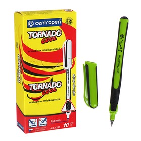 Ручка-роллер, 0.5 мм, линия 0.3 мм, Centropen Tornado Cool 4775, одноразовая, корпус микс, картонная упаковка Ош
