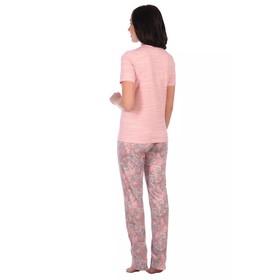 

Комплект женский «Нежность» (футболка, брюки), цвет розовый, размер 42