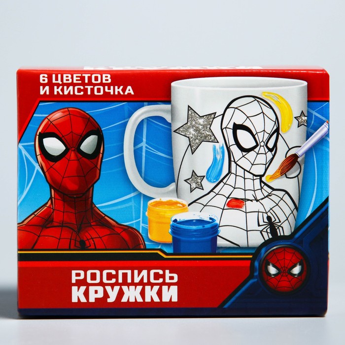 Кружка под роспись «Spider-Man»‎, Человек-Паук, 250 мл