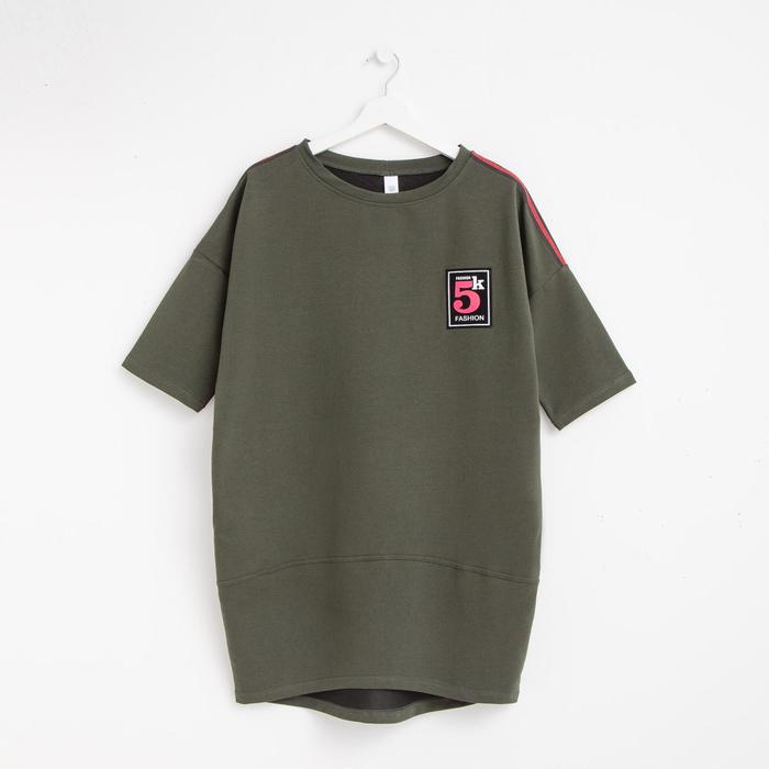 Туника женская, цвет хаки р-р 44-46