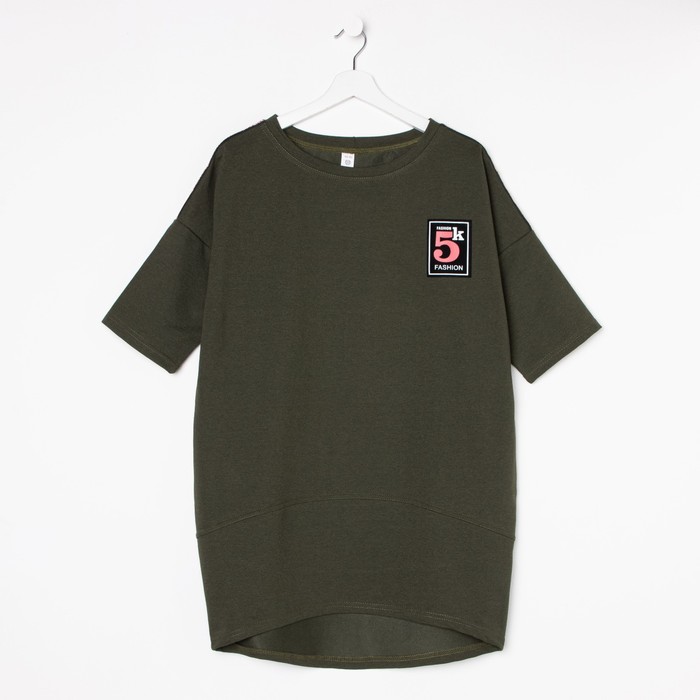 Туника женская, цвет хаки р-р 56-58