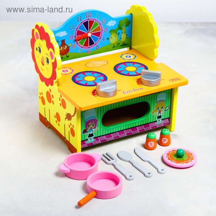 фото Игровой набор «кухня-львёнок» 27×21×7 см