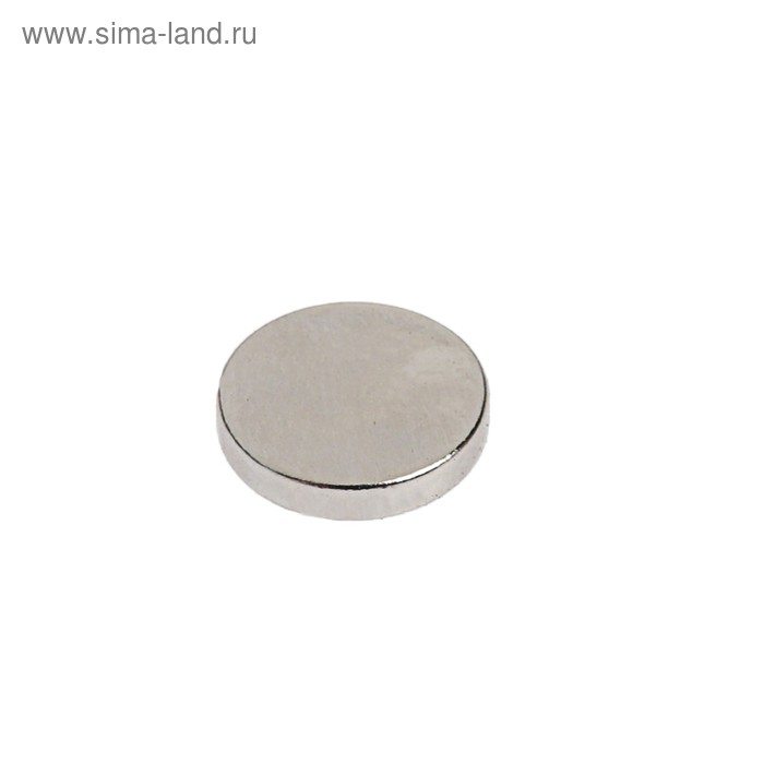Неодимовый магнит REXANT, диск 10х2 мм, сцепление 1 кг, 14 шт.