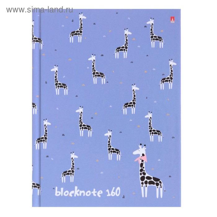 

Блокнот А6, 160 листов твёрдая обложка «Зверушки. Паттерн», глянцевая ламинация