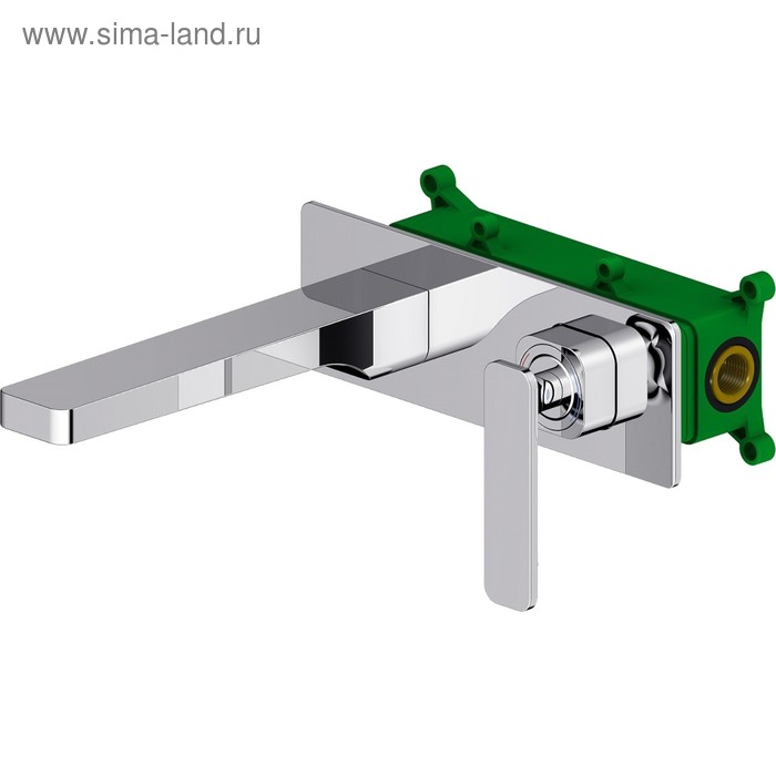 Смеситель для раковины Timo Torne 4371/00SM, встроенный, хром смеситель для раковины timo torne 4371 03sm однорычажный встроенный черный