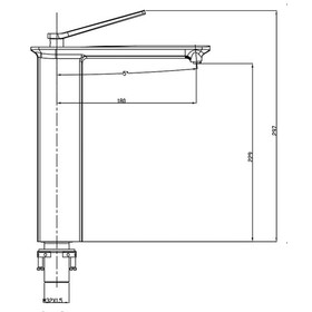 

Смеситель для раковиныTimo Halti 4111/00F, хром