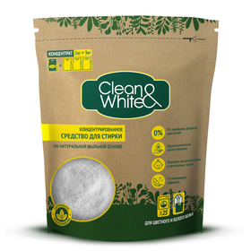 

Стиральный порошок Clean White, концентрат, автомат, 1 кг