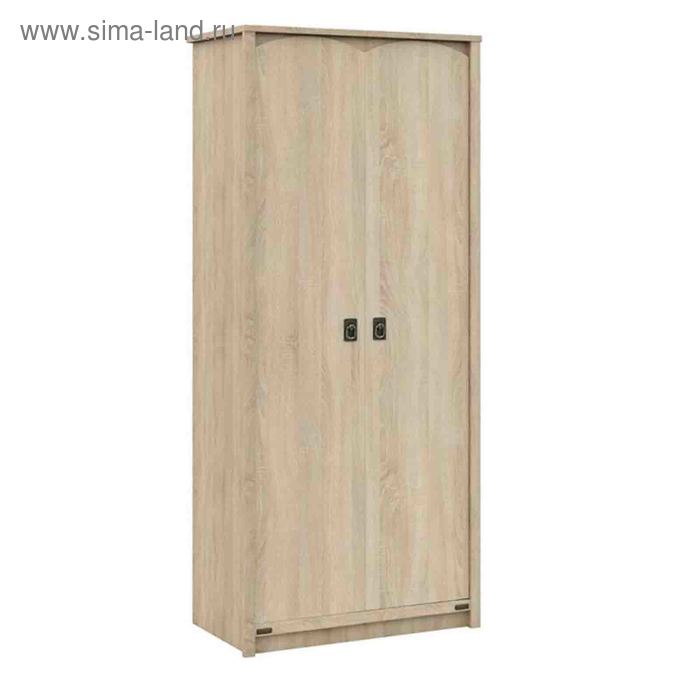 Шкаф 2-х дверный «Валенсия», 910 × 520 × 2090 мм, цвет дуб сонома стеллаж угловой валенсия 520 × 520 × 2090 мм цвет дуб сонома