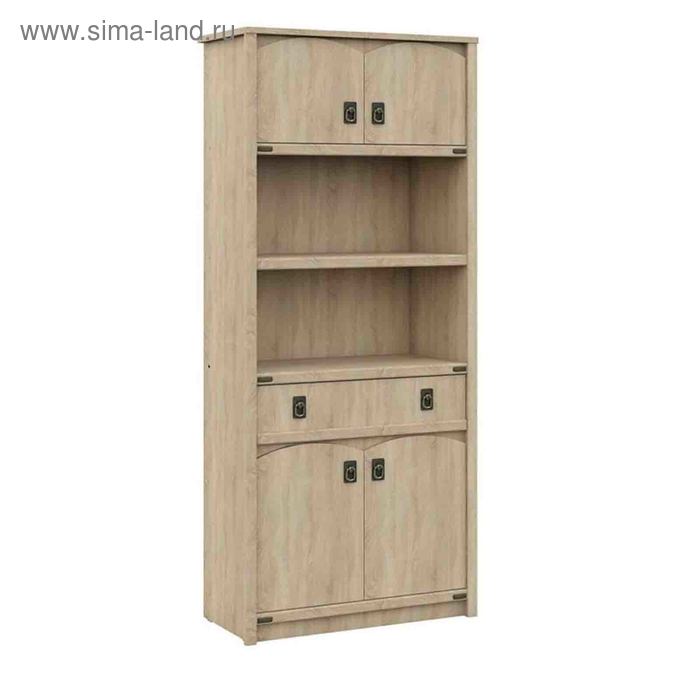 Шкаф «Валенсия», 1 ящик, 4 двери, 91×45×209 см, цвет дуб сонома 24432