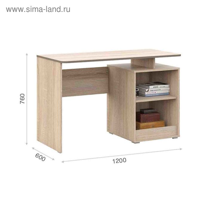 

Стол письменный «Татани», 1200 × 600 × 760 мм, цвет дуб сонома / латте / крем