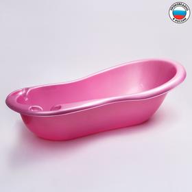 Ванночка для купания с картинками,цвет розовый Ош