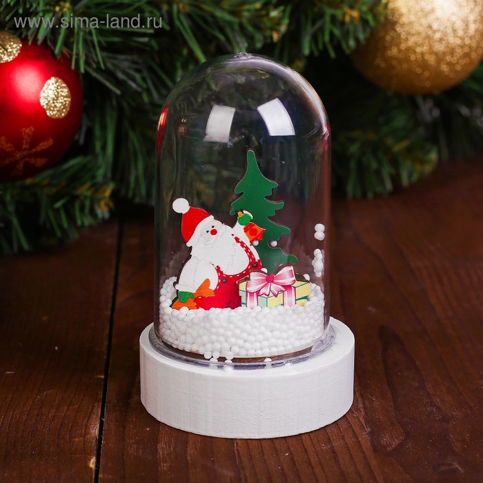 Декор с подсветкой «Дед Мороз» фигура с подсветкой дед мороз фонарь 10х10х18см