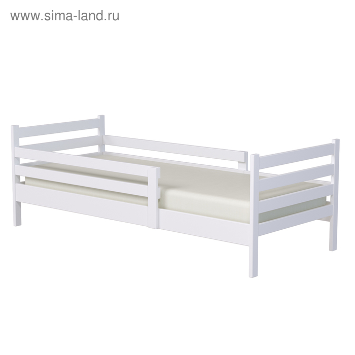 Кровать подростковая «Колибри», 160х80 см, цвет белый