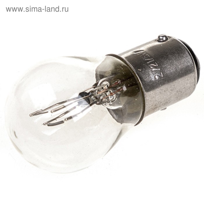 Лампа автомобильная Skyway Спутник P21/5W, 24 В, 21/5 Вт, c цоколем лампа накаливания p21 5w 24 в 21 5w bаy15d