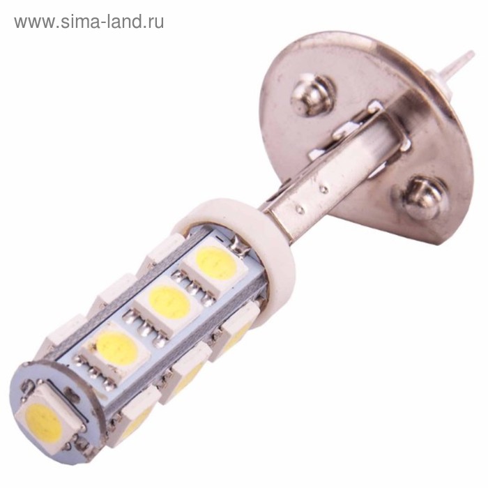 фото Лампа светодиодная h1, 12в 13 smd диодов, skyway,