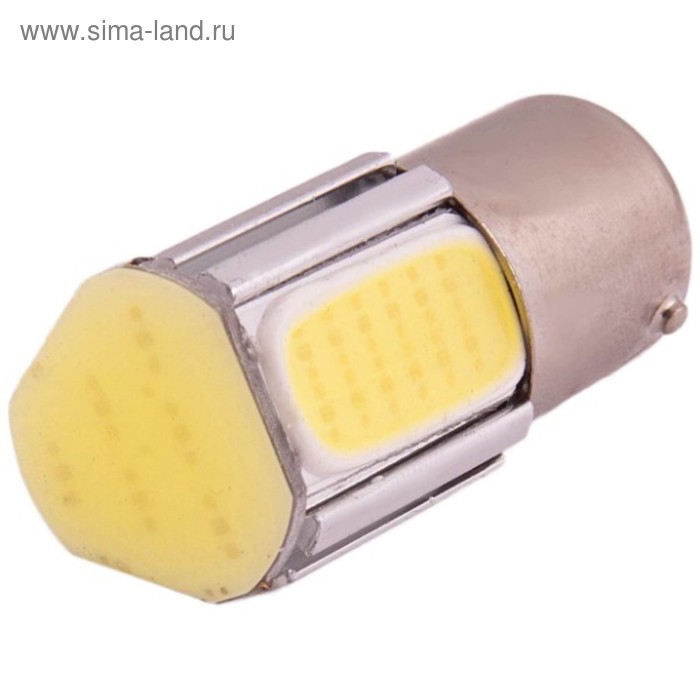 фото Лампа светодиодная s25(p21w), 12в 4 smd с цоколем skyway,