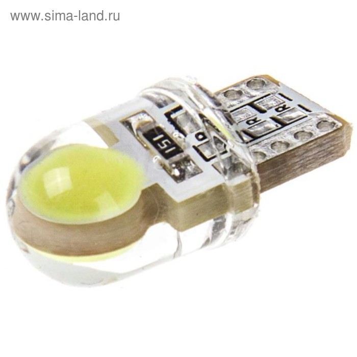 фото Лампа светодиодная t10(w5w), 12в 2 smd диода, без цоколя skyway,