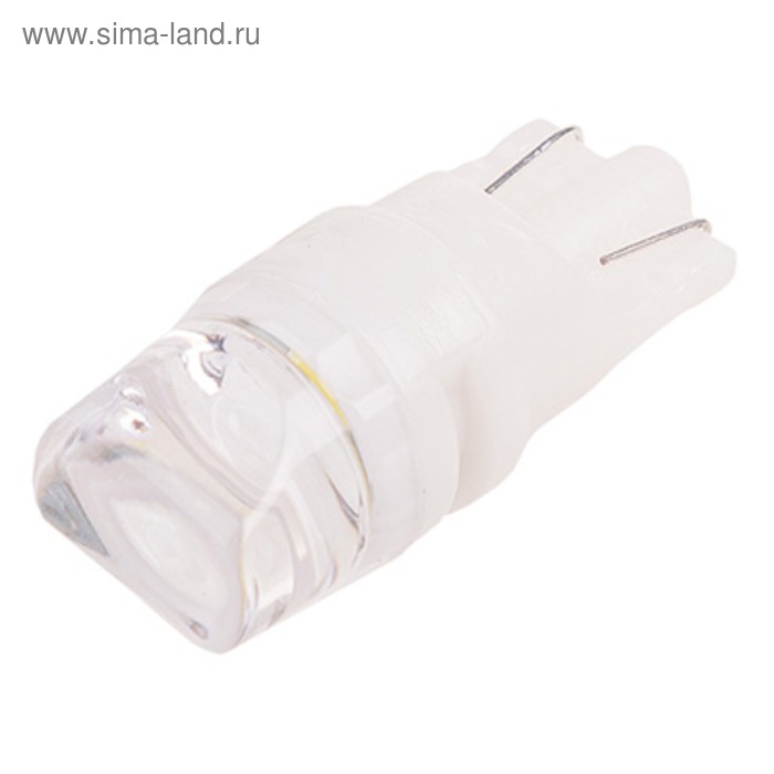 фото Лампа светодиодная t10(w5w), 12в 3 smd диода, 1 конт без цоколя skyway,