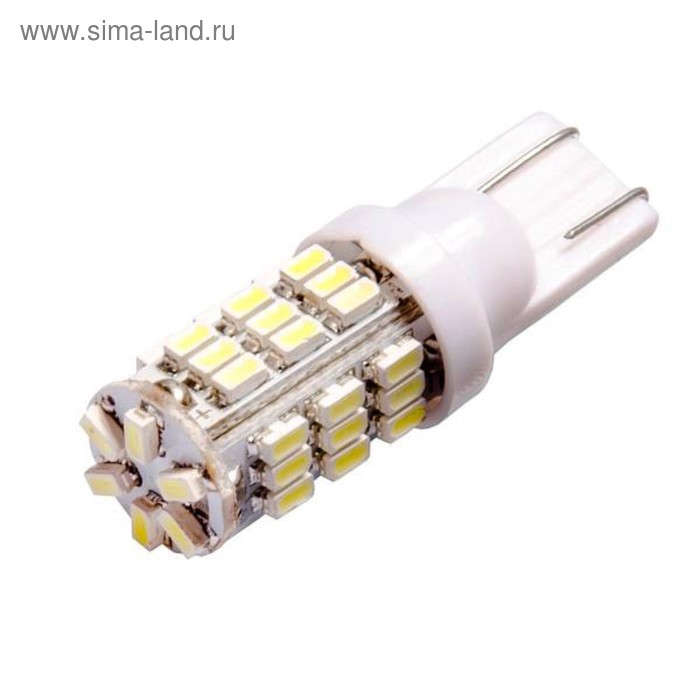 фото Лампа светодиодная t10(w5w), 12в 42 smd диодов, skyway,