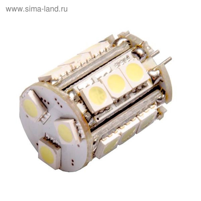 Лампа светодиодная Skyway T4 (R10W), 12 В, 18 SMD диодов, min1, S08201209