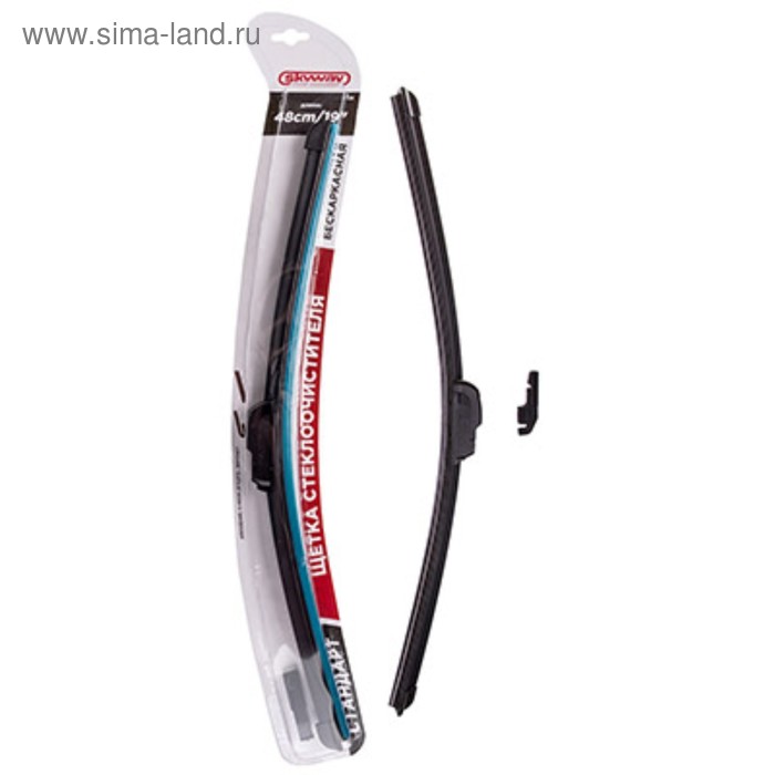 

Щетка стеклоочистителя бескаркасная 48 см/19" SKYWAY S02701036