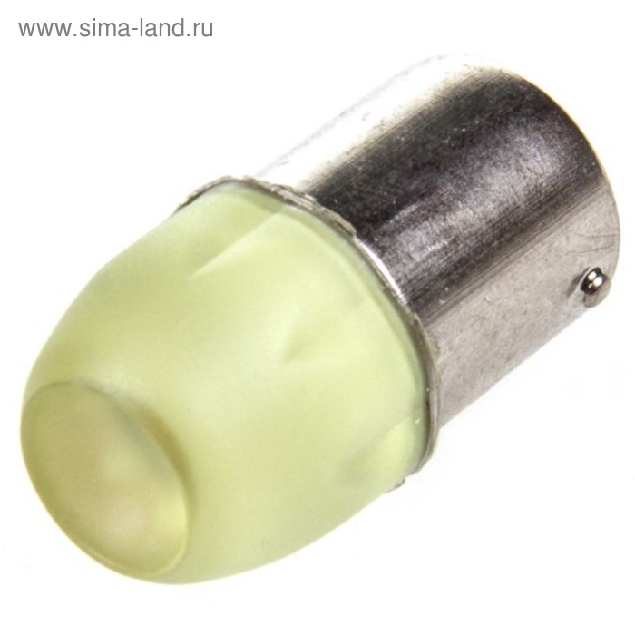 фото Лампа светодиодная s25, 12в 3smd жёлтая skyway,