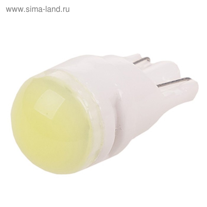 фото Лампа светодиодная t10(w5w), 12в 1 smd диод 1 конт с цоколем skyway,