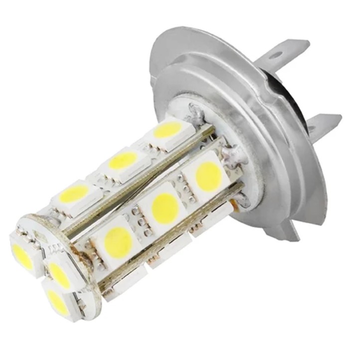 фото Лампа светодиодная skyway h7, 12 в, 18 smd, набор 2 шт, s08201021