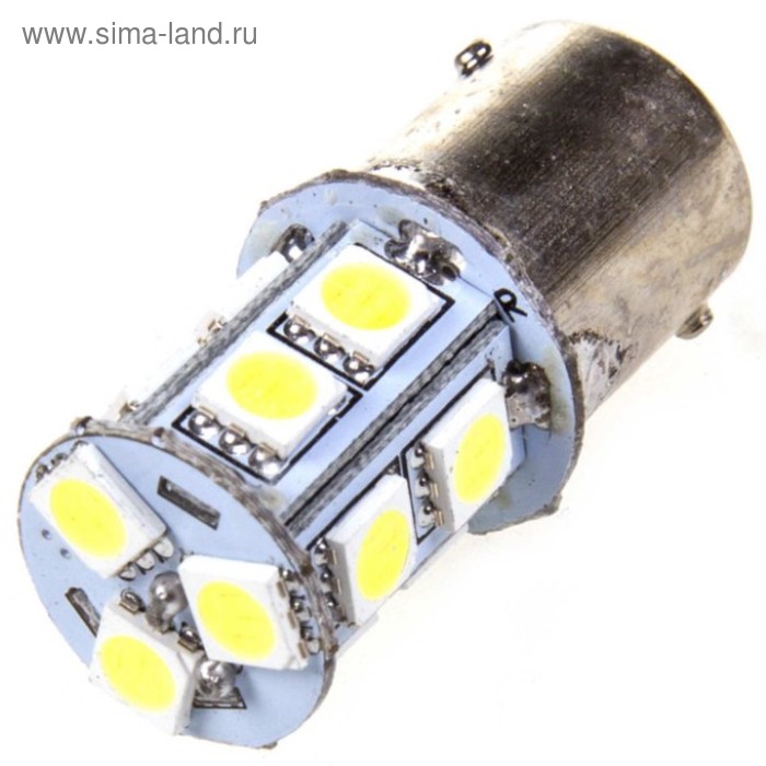 фото Лампа светодиодная t25(p21w), 24в, 13 smd с цоколем skyway,