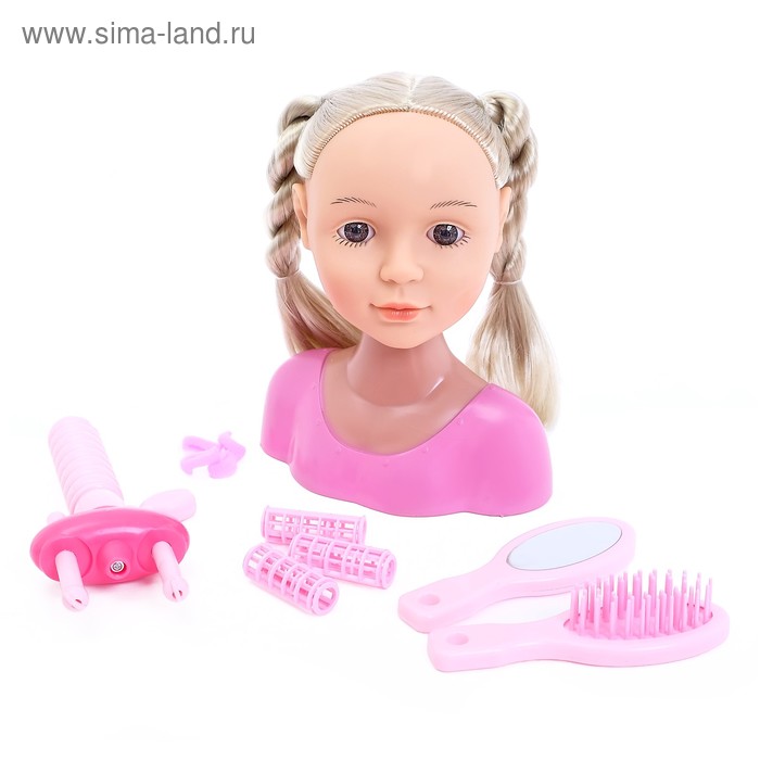 Кукла-манекен для создания причёсок «Нана» с аксессуарами цена и фото
