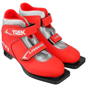 

Ботинки лыжные TREK Laser NN75 ИК, цвет красный, лого серебро, размер 35